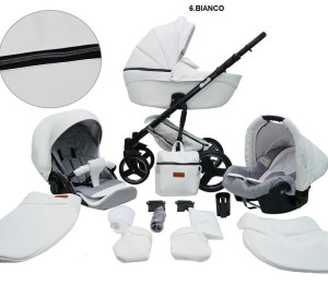 Детская универсальная коляска Mikrus Comodo Silver  2 в 1